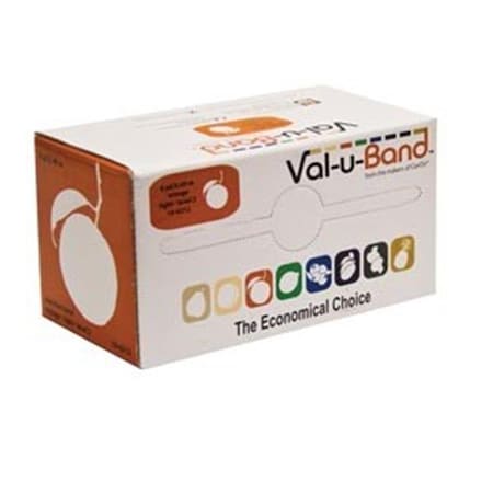 Fabrication Enterprises 10-6212 6 yards Val-U-Band Exercise Band; Orange; Level 2 1575201